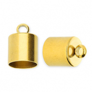 Componenti in acciaio inossidabile terminale Ø8mm con anello oro