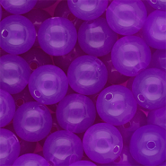 DQ® Perline in acrilico 14 mm lucido viola