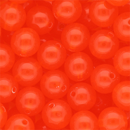 DQ® Perline in acrilico 14 mm lucido rosso vermiglio