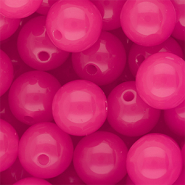 DQ® Perline in acrilico 16 mm lucido rosa magenta