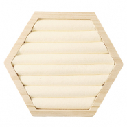 Espositore per bigiotteria per anelli natural-beige
