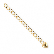 BY31&reg; Componenti in acciaio inossidabile allungatrice set cuore oro