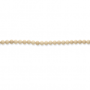 Perline in pietra naturale Marmo 8mm opaca beige chiaro