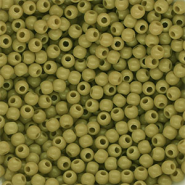 DQ Perline in acrilico 4 mm lucido verde oliva