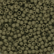 DQ Perline in acrilico 4 mm lucido verde militare