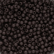 DQ Perline in acrilico 4 mm lucido marrone cioccolato scuro