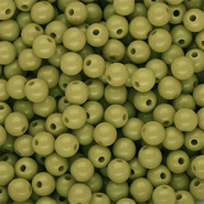 DQ Perline in acrilico 6 mm lucido verde oliva