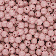 DQ Perline in acrilico 6 mm lucido rosa vintage