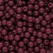 DQ Perline in acrilico 6 mm lucido rosso magono