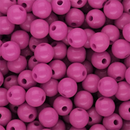 DQ Perline in acrilico 8 mm lucido Magenta