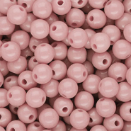 DQ Perline in acrilico 8 mm lucido rosa vintage