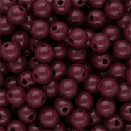 DQ Perline in acrilico 8 mm lucido rosso magono