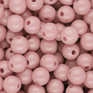DQ Perline in acrilico 10 mm lucido rosa vintage