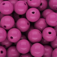 DQ Perline in acrilico 12 mm lucido Magenta