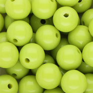 DQ Perline in acrilico 14 mm lucido verde lime