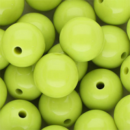 DQ Perline in acrilico 16 mm lucido verde lime
