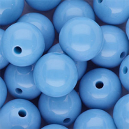 DQ Perline in acrilico 16 mm lucido blu