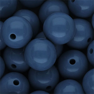 DQ Perline in acrilico 16 mm lucido blu ottanio