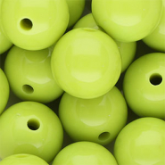DQ Perline in acrilico 18 mm lucido verde lime