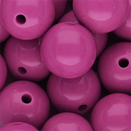 DQ Perline in acrilico 18 mm lucido Magenta