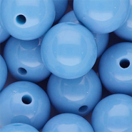 DQ Perline in acrilico 18 mm lucido blu