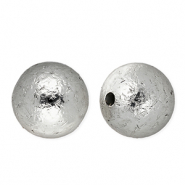 Perline in acrilico 16 mm tonda argento