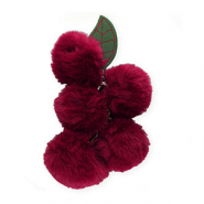 Ciondoli accattivanti a mano uva vino rosso bacca-verde-rosso