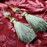Set di ispirazione Coloratissimi! Orecchini autunnali con nappine