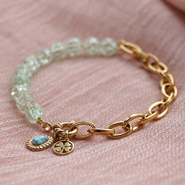 Set di ispirazione Ecco come creare orecchini e bracciali con perline di vetro con venature