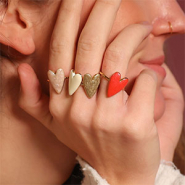 Set di ispirazione Come abbinare anelli in acciaio inossidabile con cuore