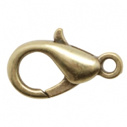 Chiusura moschettone di metallo DQ 23mm bronzo antico (privo di nichel)
