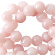 Perline in pietra naturale Calcite en Marmo 8mm rosa vintage