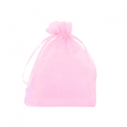 Sacchetti in organza 9x12 cm rosa