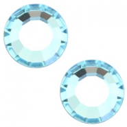 Swarovski Elements SS20 a fondo piatto (4,7 mm) Aquamarine blue