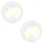 Swarovski Elements SS20 a fondo piatto (4,7 mm) White opal