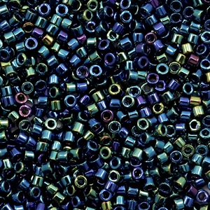 Perline Miyuki Delica 11/0 Metallic iris dark blue DB-2