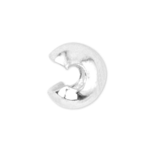 Beadalon coprischiaccini 4mm argento