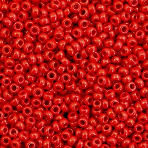 Rocailles Miyuki 11/0 Opaque luster red 11-426
