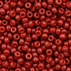 Rocailles Miyuki 8/0 Duracoat opaque jujube red 8 - 4469