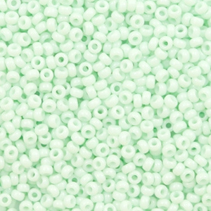 Rocailles Miyuki 11/0 Opaque light mint green 11 - 3318