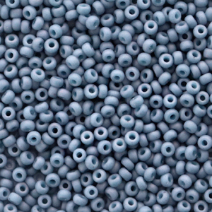 Rocailles Miyuki 11/0 Opaque matte luster light denim blue 11 - 2038