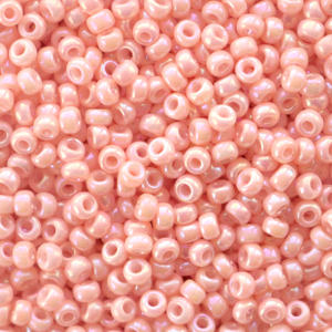 Rocailles Miyuki 11/0 Opaque luster tea rose 11-596-1