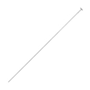 Beadalon chiodini a testa piatta 50mm argento