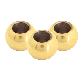 Perline in acciaio inossidabile 6mm oro
