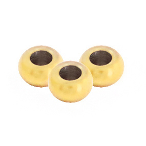 Perline in acciaio inossidabile 2mm oro