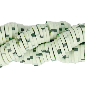 Perline Katsuki 6mm verde cenere