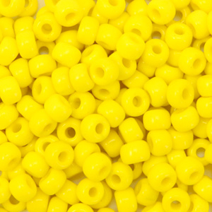 Rocailles Miyuki 6/0 Opaque yellow 6-404