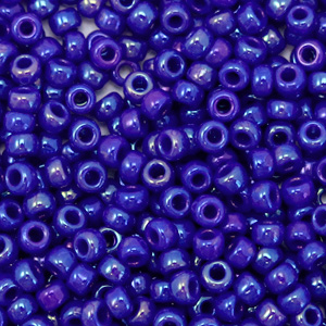 Rocailles Miyuki 8/0 Opaque luster cobalt blue 8-1945