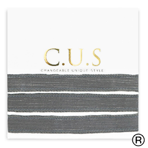 C.U.S&reg; nastro di gioielli scintillante grigio antracite