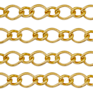 Componenti in acciaio inossidabile catena a rol&ograve; ovale anchor cable links oro
